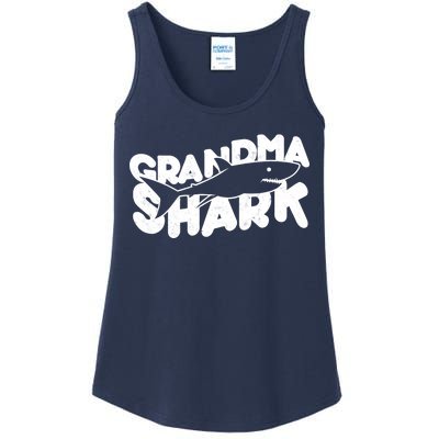 Cute Grandma Shark Ladies Essential Tank