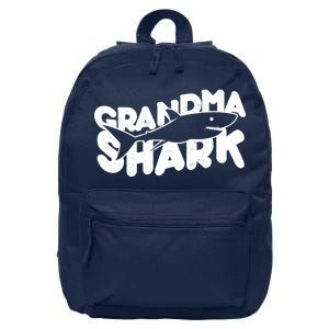 Cute Grandma Shark 16 in Basic Backpack