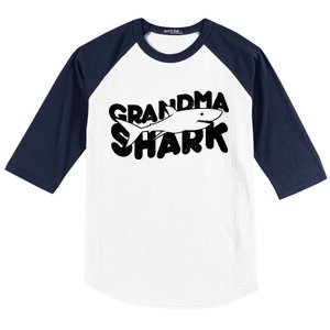 Cute Grandma Shark Baseball Sleeve Shirt