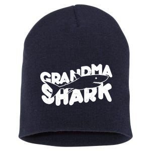 Cute Grandma Shark Short Acrylic Beanie