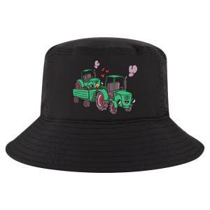 Cute Green Tractor Family Cool Comfort Performance Bucket Hat