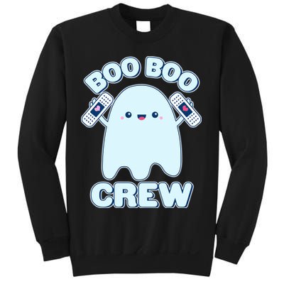 Cute Halloween Boo Boo Crew Band Aid Ghost Sweatshirt