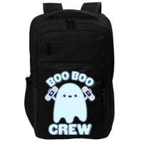 Cute Halloween Boo Boo Crew Band Aid Ghost Impact Tech Backpack
