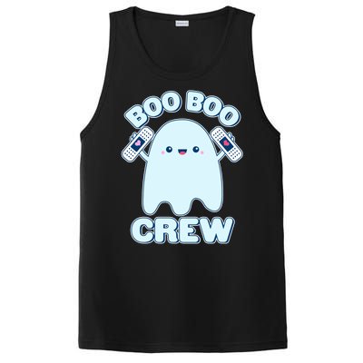 Cute Halloween Boo Boo Crew Band Aid Ghost PosiCharge Competitor Tank