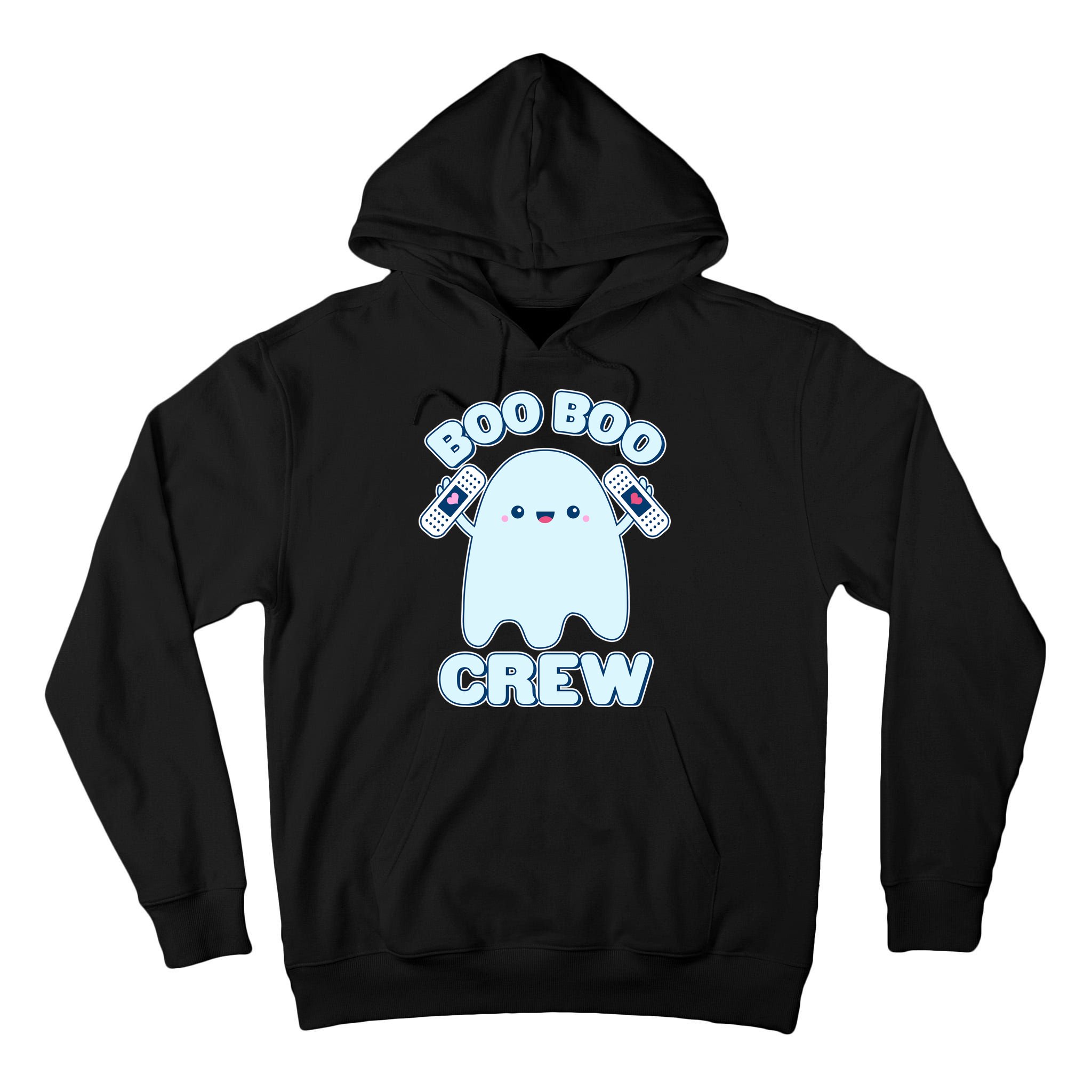 Cute Halloween Boo Boo Crew Band Aid Ghost Tall Hoodie