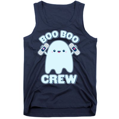 Cute Halloween Boo Boo Crew Band Aid Ghost Tank Top