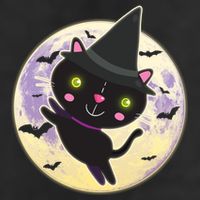 Cute Halloween Cat Moon Adult Drive Performance Visor