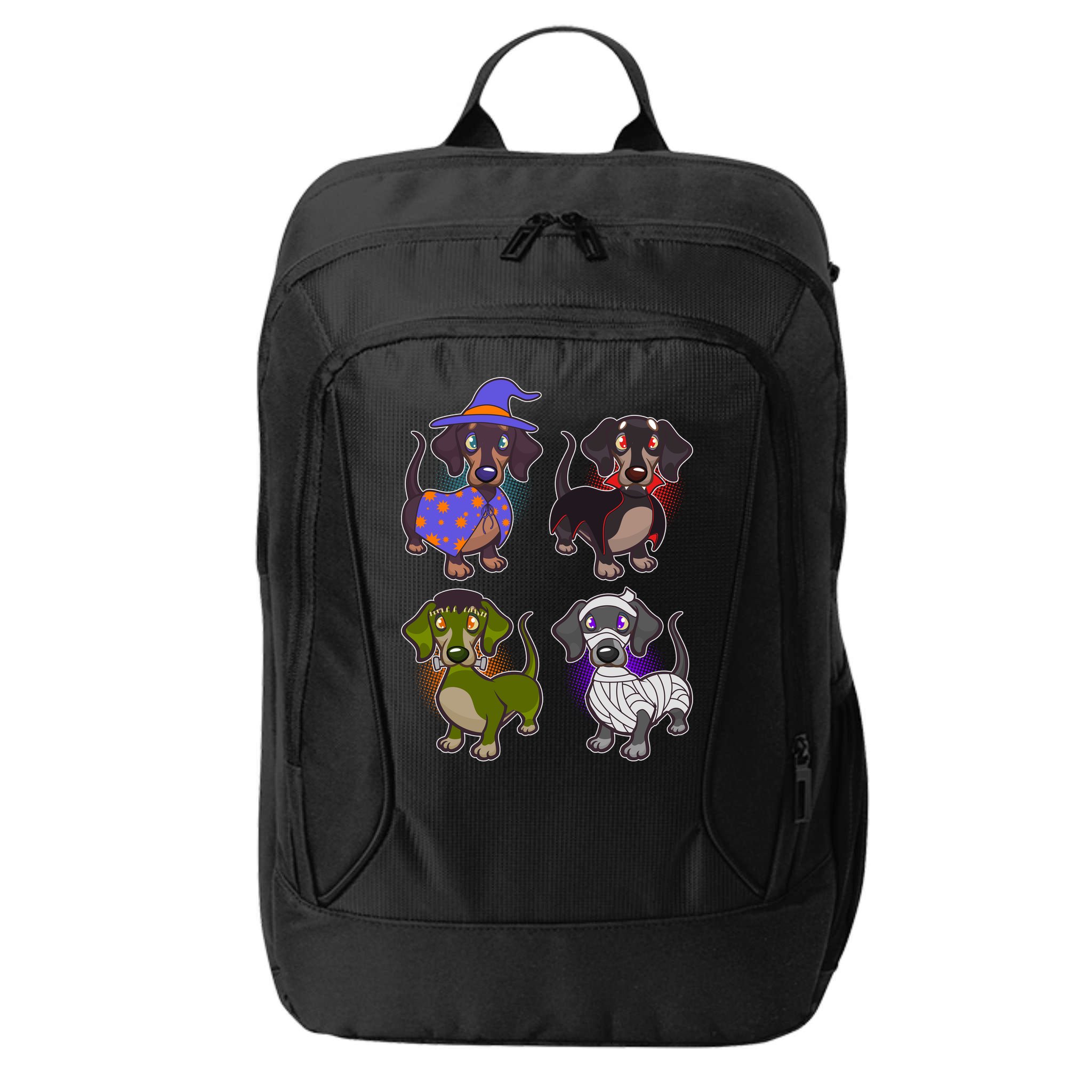 Cute Halloween Dachshunds  City Backpack