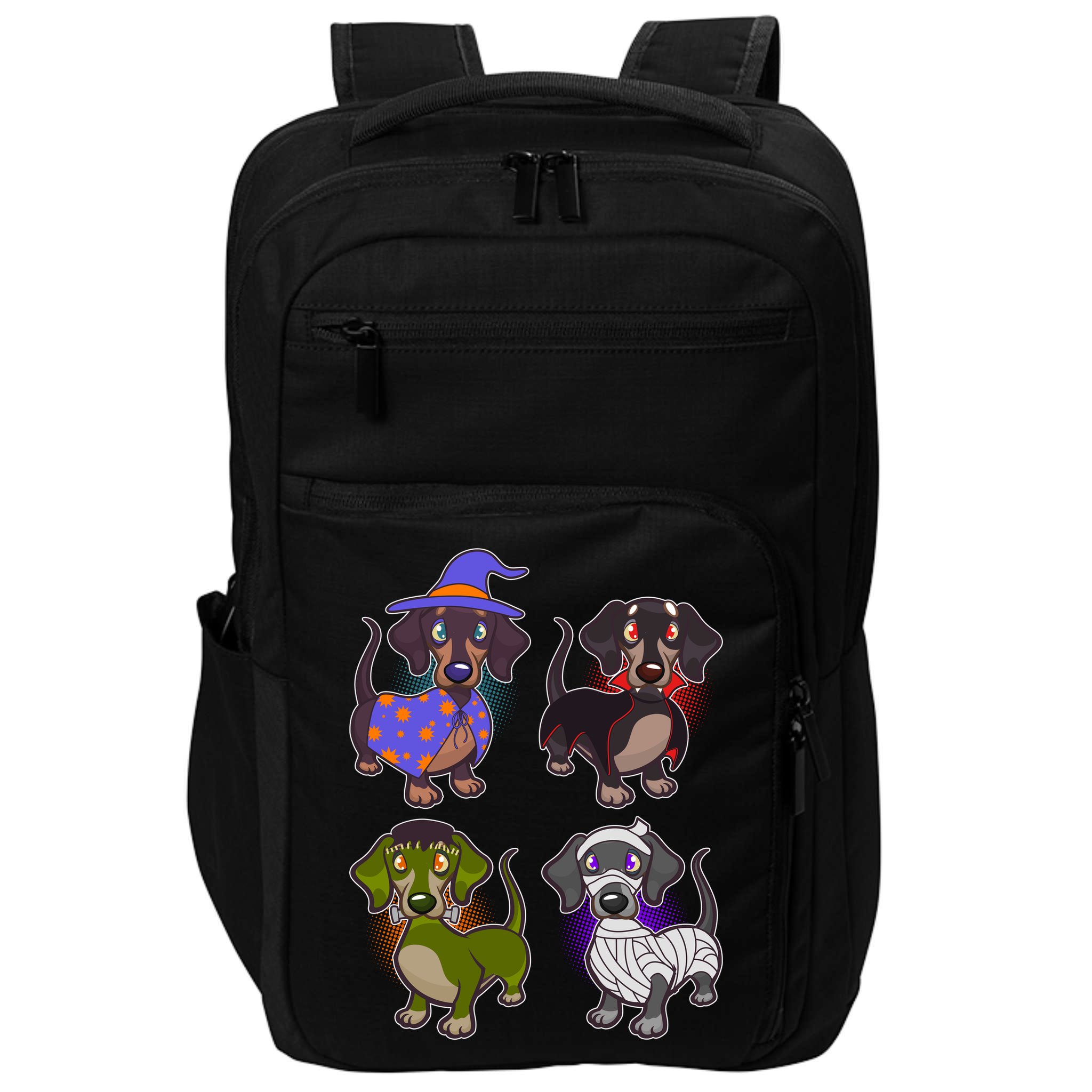 Cute Halloween Dachshunds  Impact Tech Backpack
