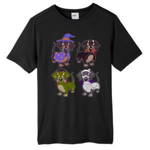 Cute Halloween Dachshunds  Tall Fusion ChromaSoft Performance T-Shirt