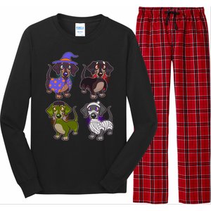 Cute Halloween Dachshunds  Long Sleeve Pajama Set