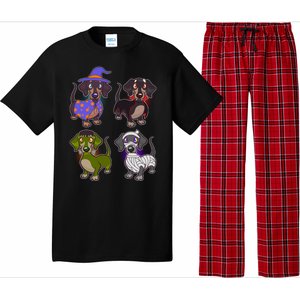 Cute Halloween Dachshunds  Pajama Set