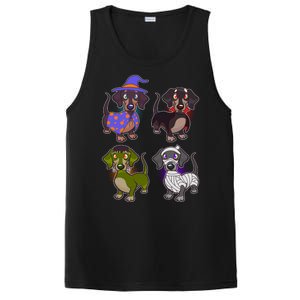 Cute Halloween Dachshunds  PosiCharge Competitor Tank