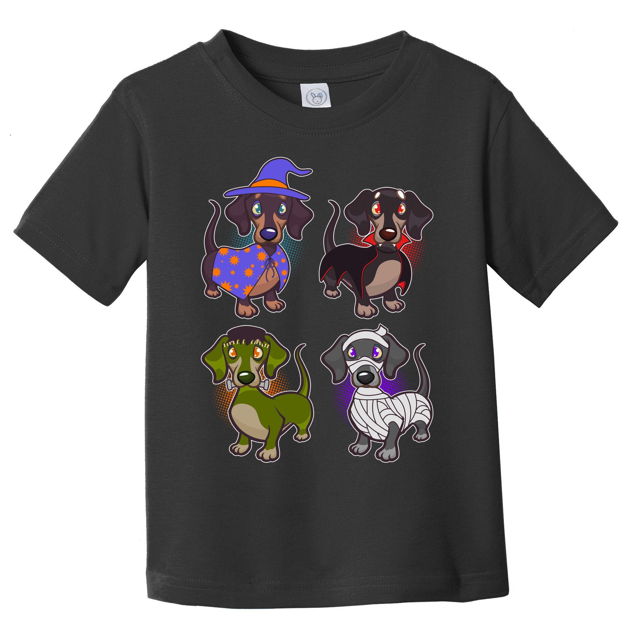 Cute Halloween Dachshunds  Toddler T-Shirt