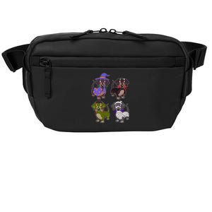 Cute Halloween Dachshunds  Crossbody Pack