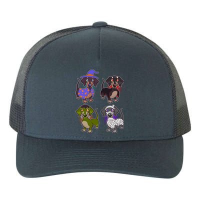 Cute Halloween Dachshunds  Yupoong Adult 5-Panel Trucker Hat