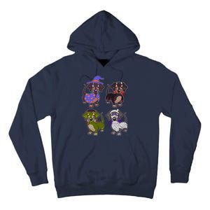 Cute Halloween Dachshunds  Tall Hoodie