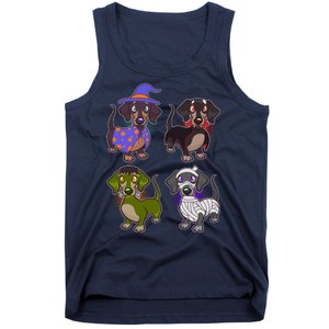 Cute Halloween Dachshunds  Tank Top