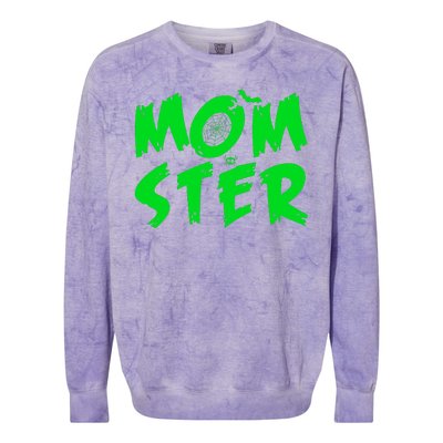 Cute Halloween Mom-Ster Colorblast Crewneck Sweatshirt