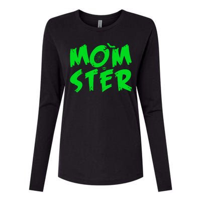 Cute Halloween Mom-Ster Womens Cotton Relaxed Long Sleeve T-Shirt