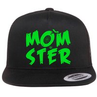 Cute Halloween Mom-Ster Flatbill Hat