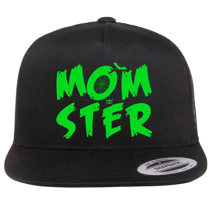 Cute Halloween Mom-Ster Flatbill Hat