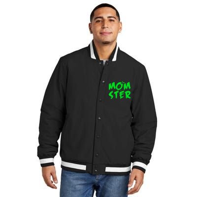 Cute Halloween Mom-Ster Insulated Varsity Jacket