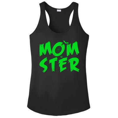 Cute Halloween Mom-Ster Ladies PosiCharge Competitor Racerback Tank