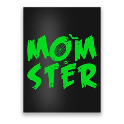 Cute Halloween Mom-Ster Poster