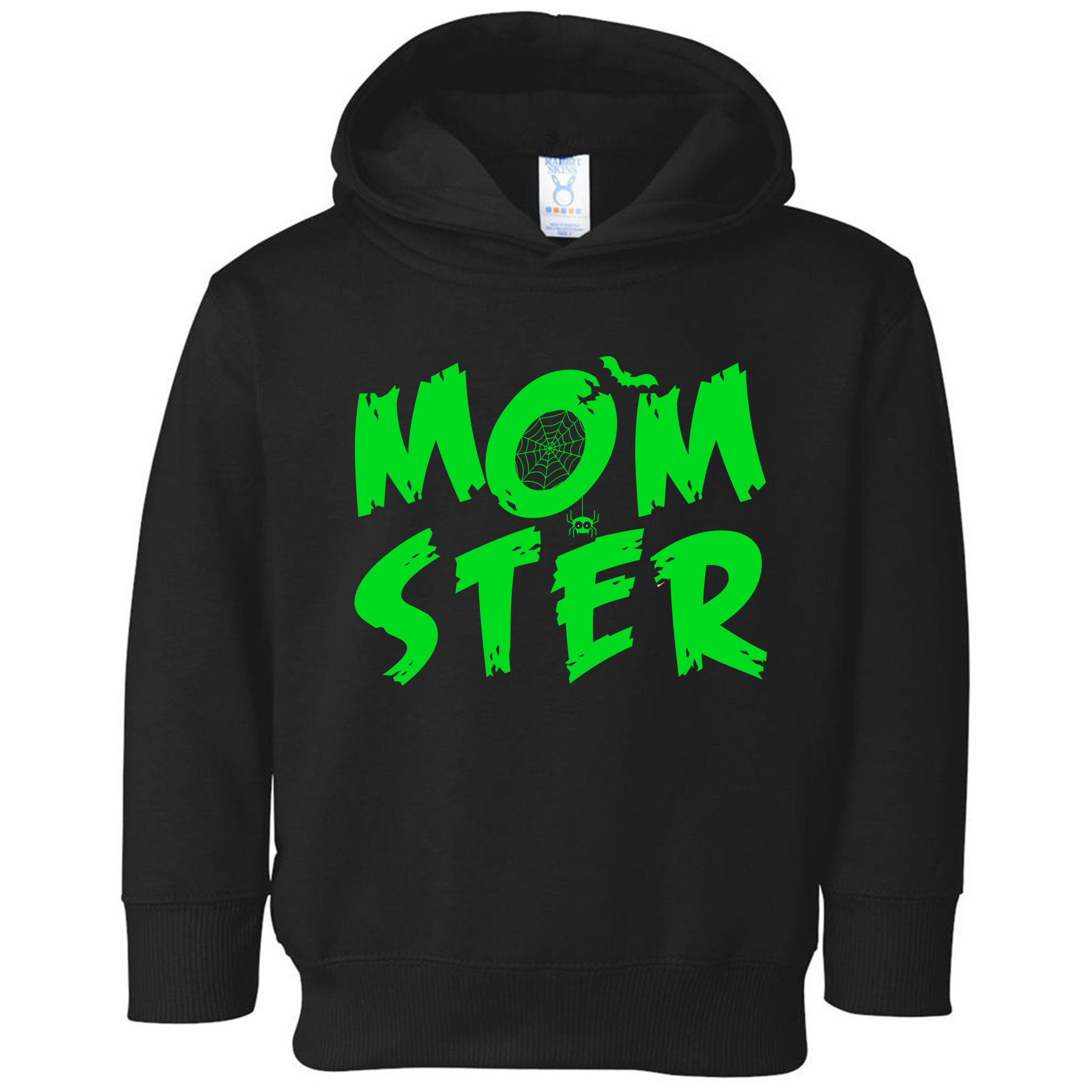 Cute Halloween Mom-Ster Toddler Hoodie