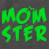 Cute Halloween Mom-Ster Vector Backpack