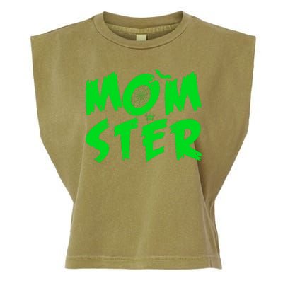 Cute Halloween Mom-Ster Garment-Dyed Women's Muscle Tee