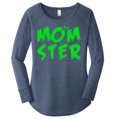 Cute Halloween Mom-Ster Women's Perfect Tri Tunic Long Sleeve Shirt