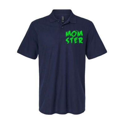 Cute Halloween Mom-Ster Softstyle Adult Sport Polo