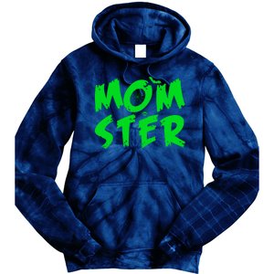 Cute Halloween Mom-Ster Tie Dye Hoodie