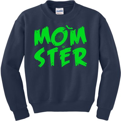 Cute Halloween Mom-Ster Kids Sweatshirt