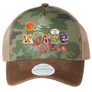 Cute Halloween Patterns Nurse Legacy Tie Dye Trucker Hat