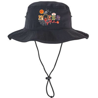 Cute Halloween Patterns Nurse Bucket Hat