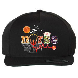 Cute Halloween Patterns Nurse Wool Snapback Cap