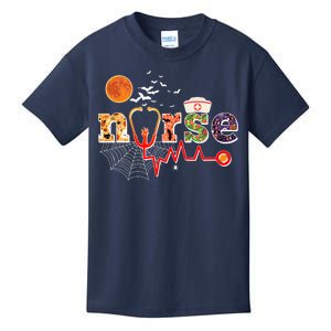 Cute Halloween Patterns Nurse Kids T-Shirt