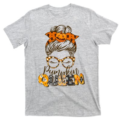 Cute Halloween Pumpkin Queen Autumn  T-Shirt