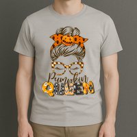 Cute Halloween Pumpkin Queen Autumn  T-Shirt