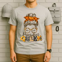 Cute Halloween Pumpkin Queen Autumn  T-Shirt
