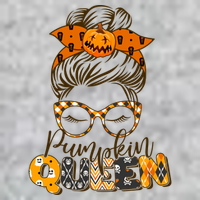 Cute Halloween Pumpkin Queen Autumn  T-Shirt