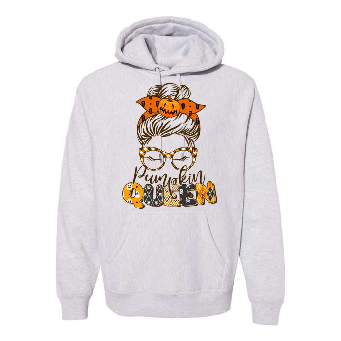 Cute Halloween Pumpkin Queen Autumn  Premium Hoodie