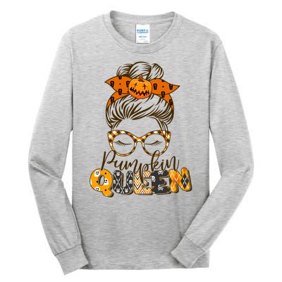 Cute Halloween Pumpkin Queen Autumn  Tall Long Sleeve T-Shirt