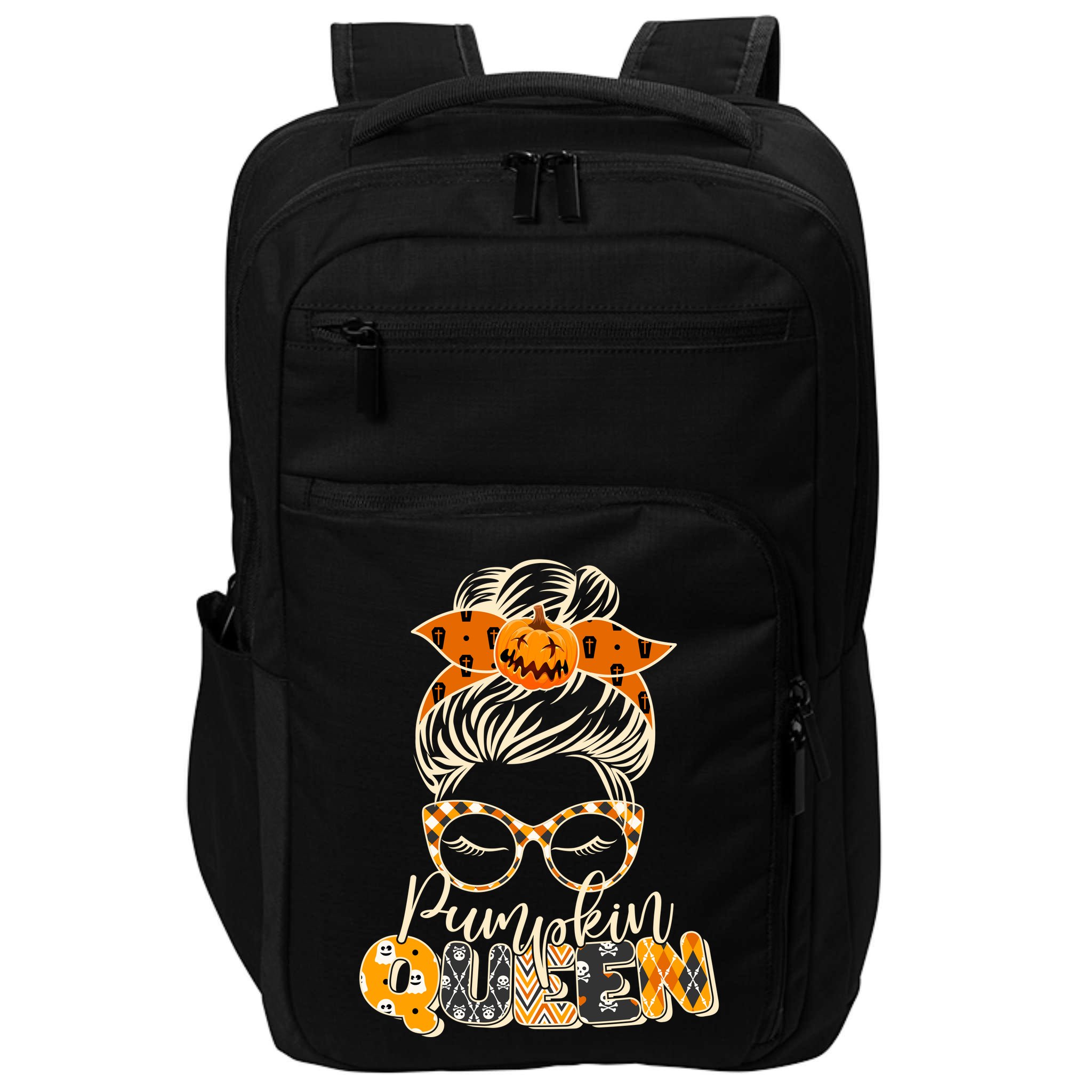 Cute Halloween Pumpkin Queen Autumn  Impact Tech Backpack