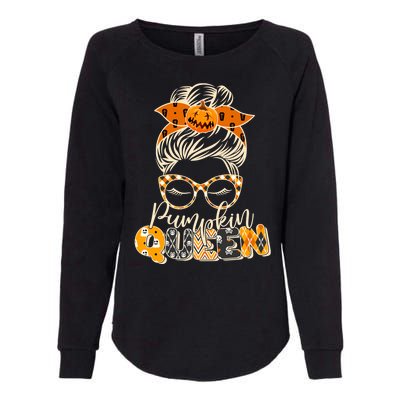 Cute Halloween Pumpkin Queen Autumn  Womens California Wash Sweatshirt