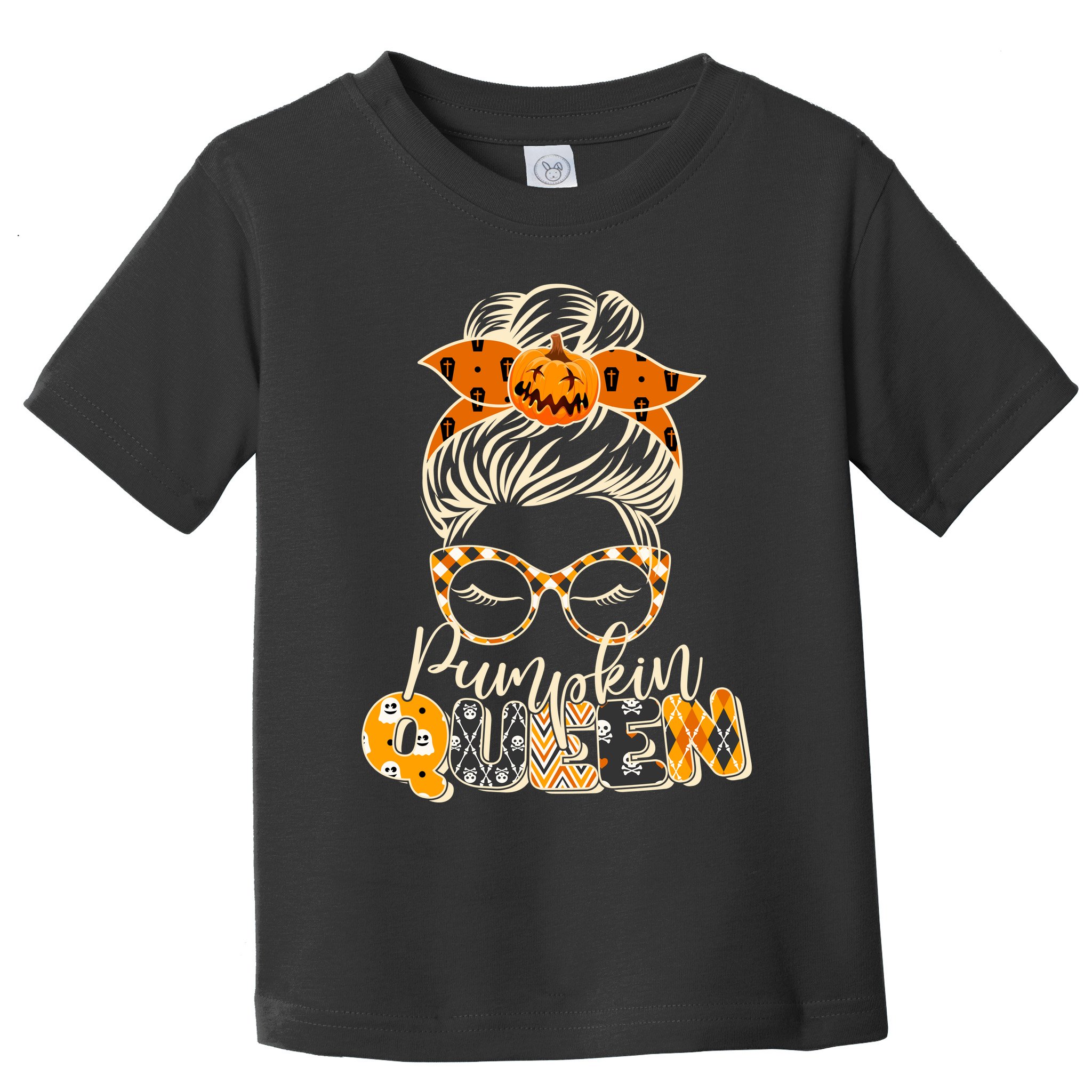 Cute Halloween Pumpkin Queen Autumn  Toddler T-Shirt