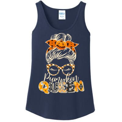 Cute Halloween Pumpkin Queen Autumn  Ladies Essential Tank